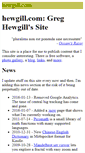 Mobile Screenshot of hewgill.com